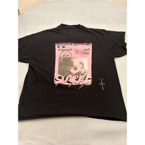 Travis Scott x Fragment Cactus Jack Pink Sunrise Tee XL Rare Streetwear Graphic